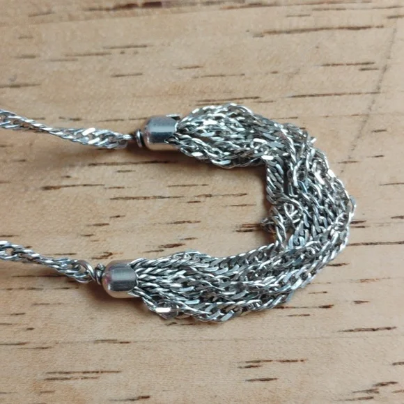 Multi Strand Sterling Silver Bracelet - Picture 5 of 10